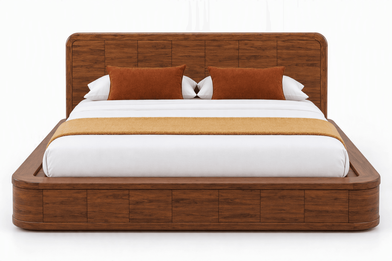 King Size Hydraulic Storage Bed with Side Tables