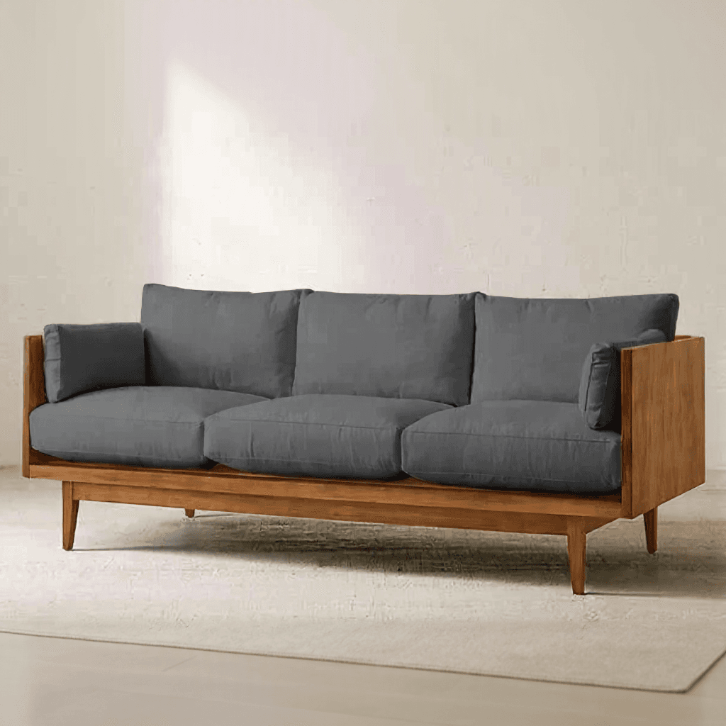 3 Seater Wooden Frame Sofa