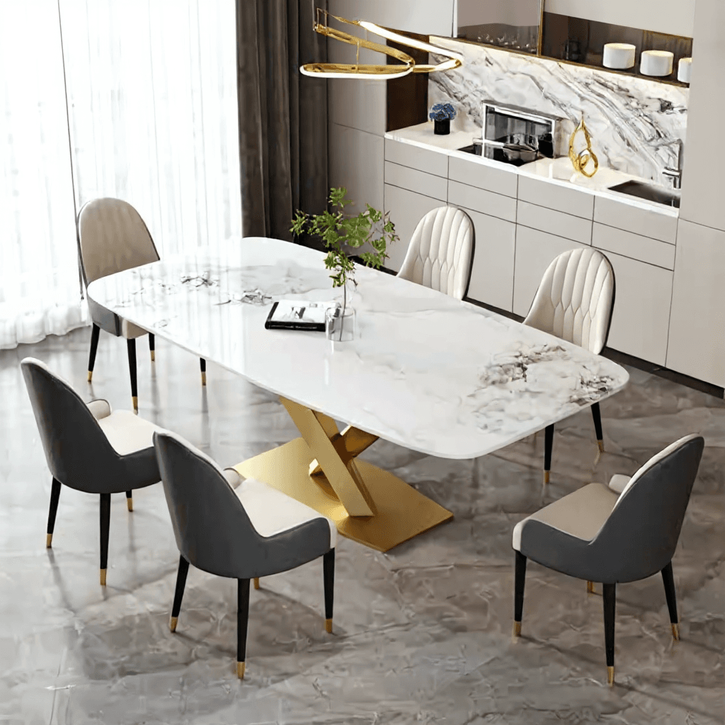 Custom Marble Dining Set