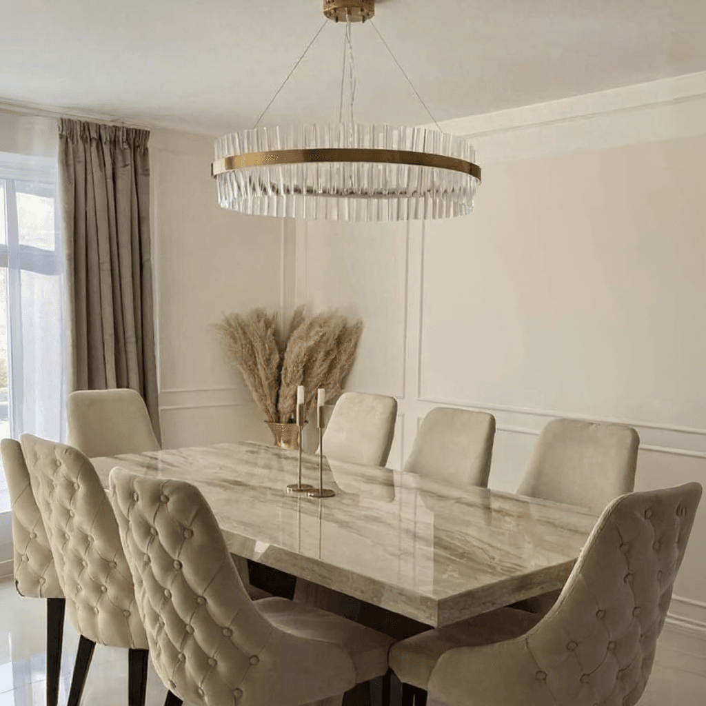 Custom Marble Dining Set