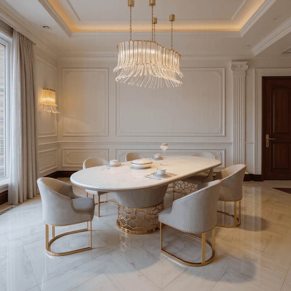 6 seater dining table