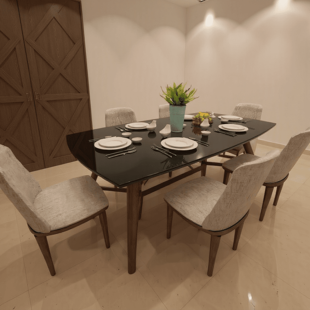 6 Seater Dining Table Set