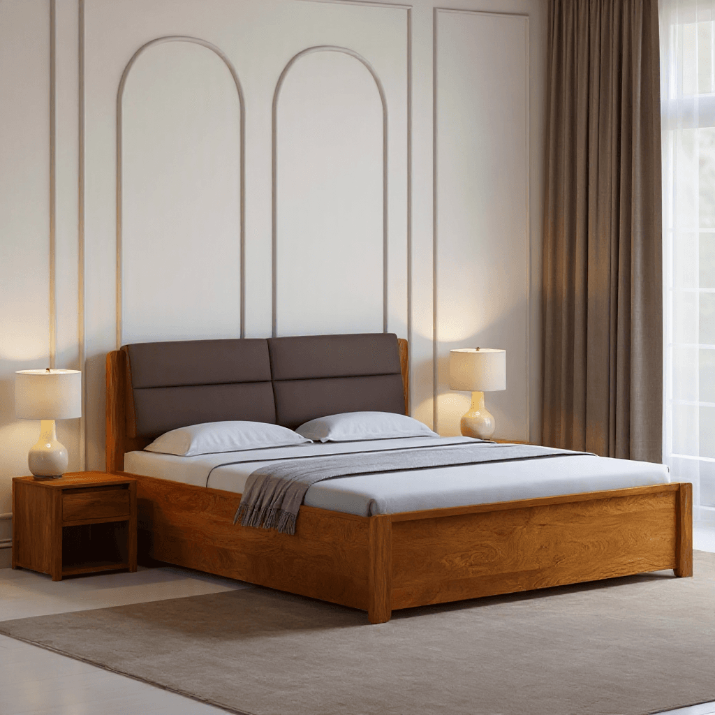 Queen Size Storage Bed