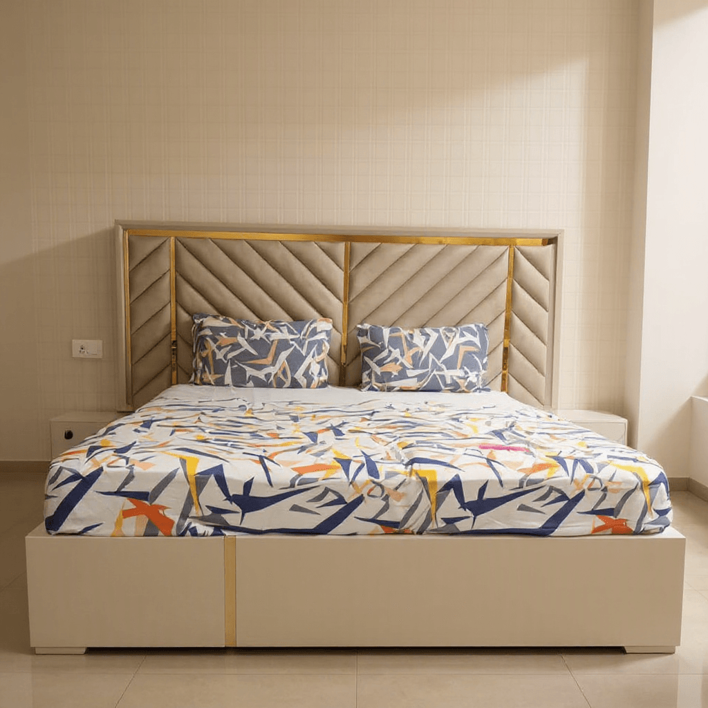 King Size Upholstered Storage Bed